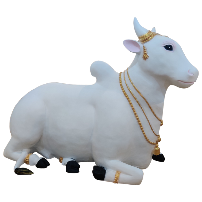 Handmade Fiberglass Decorative Nandi For Various Decor Prospective at Event, Wedding and Home Decor | Elegant, Stylish, Durable and Modern