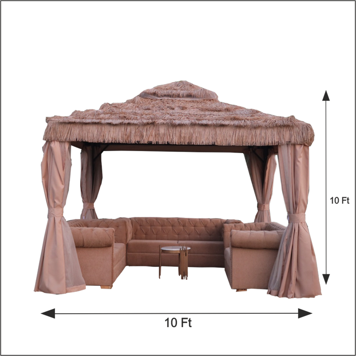 10 x 10 FT Bahamas Waterproof Gazebo Tent for Outdoor (Garden, Event, Terrace, Wedding, Tour, Camping and Others. Color ())