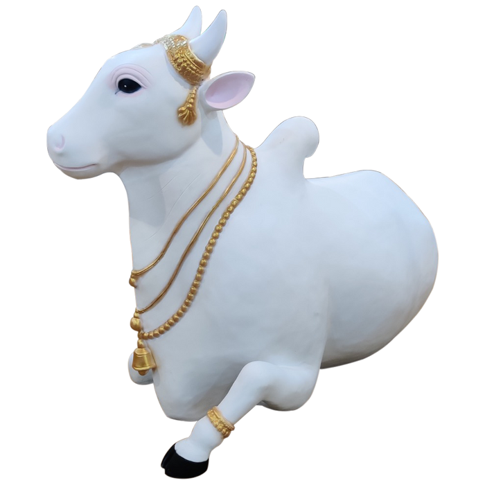 Handmade Fiberglass Decorative Nandi For Various Decor Prospective at Event, Wedding and Home Decor | Elegant, Stylish, Durable and Modern