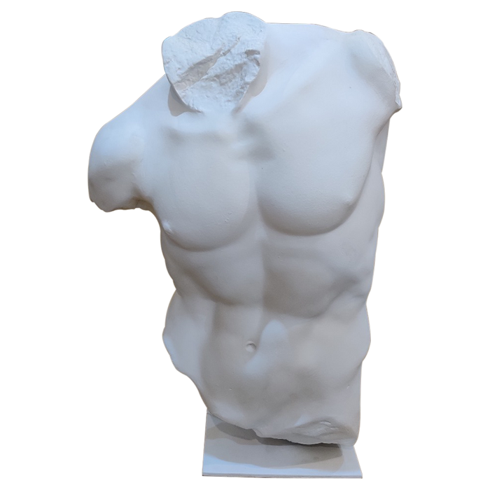 Handmade Fiberglass Classical Male Body Sculptures For Decor (To Display), Stylish, Modern and Durable