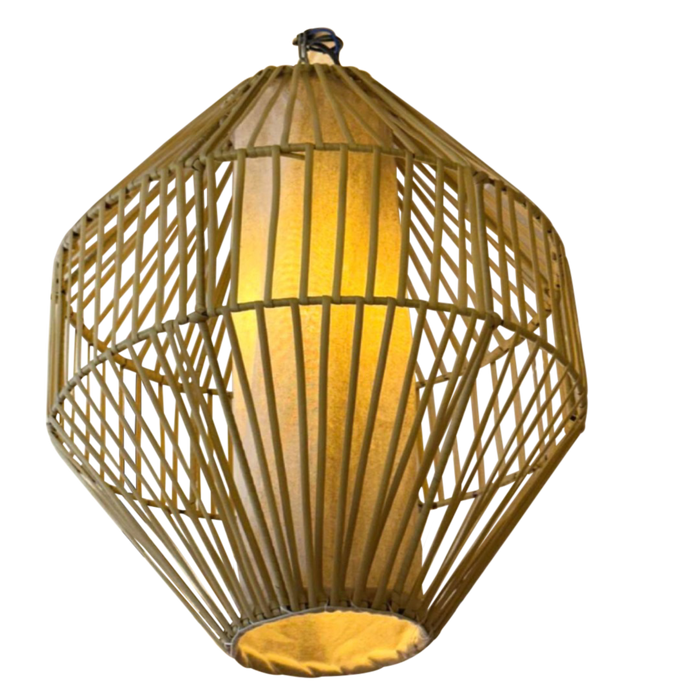 Basket Cane Hanging Light For Decor, Home, Wedding and Others, Rustic