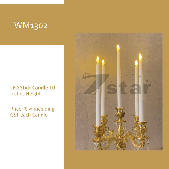 LED Stick Candle For Decor at Living Room, Bedroom, Dining Room or Other Ones