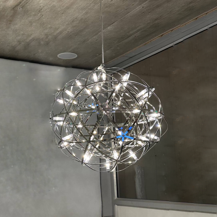 Metal Ball With LED Lights Diameter 8, 16, 20 inches, Perfect For Home Decor, Wedding and Event, Stylish, Color(White)