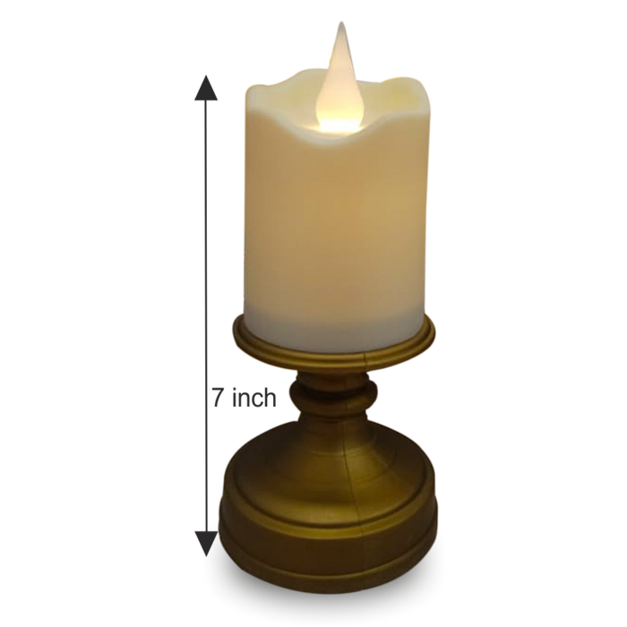 Gold Dripping Candle For Decor at Wedding, Home, Living Room and Bedroom