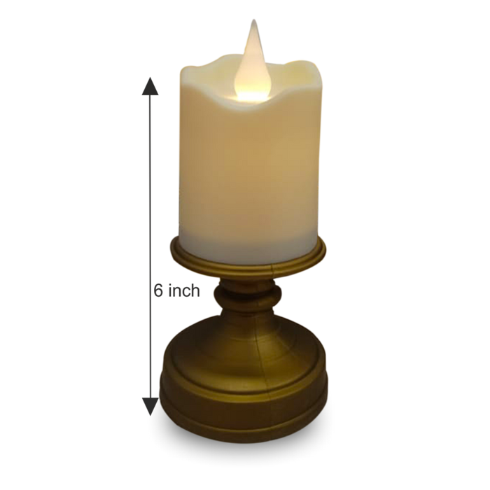 Gold Dripping Candle For Decor at Wedding, Home, Living Room and Bedroom