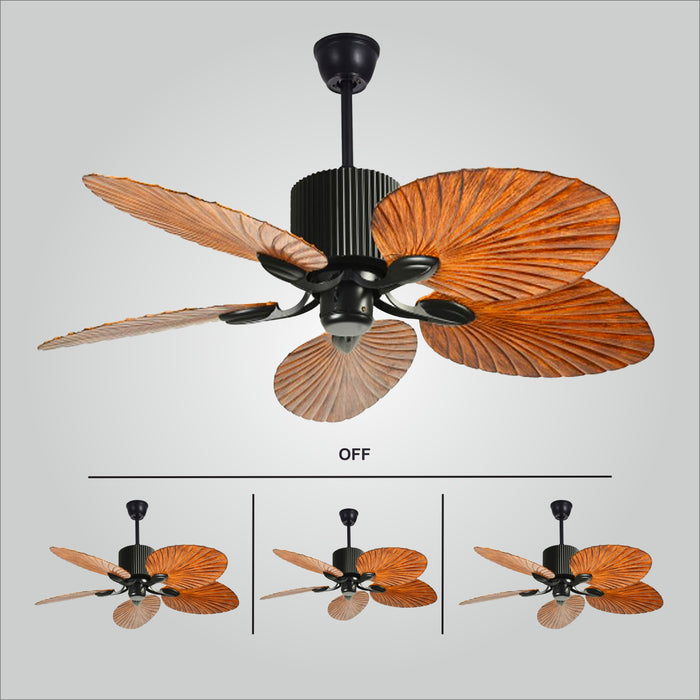 Modern Ceiling Fan For Home (Bedroom, Living Room), Office, Farmhouses and Others, Color (Brown), Remote Control Options