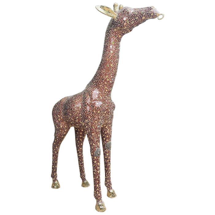 Handmade Fiberglass Mirror Mosaic Giraffe | Stylish, Trendy and Suitable For Decor (Wedding, Event, Home and Others)