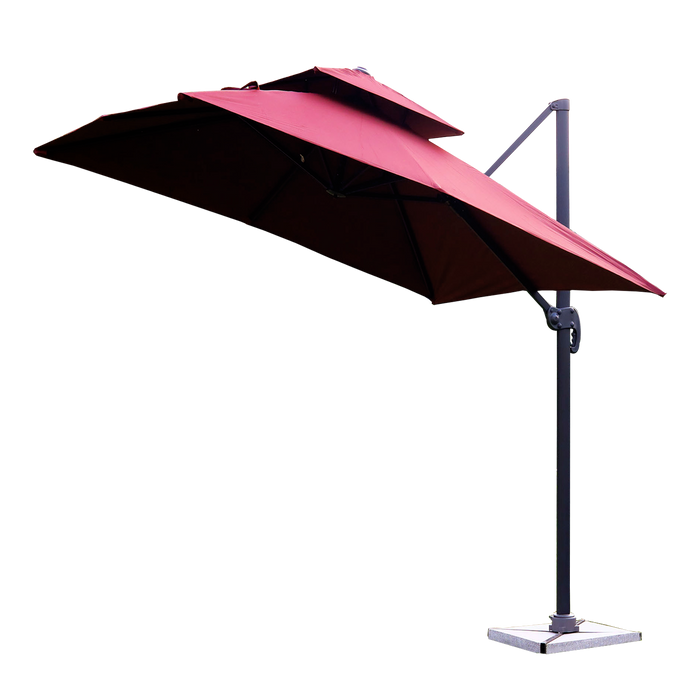 Heavy Duty Umbrella For Garden, Terrace, Resort, Event and various Decor Prospective, Color (Red)