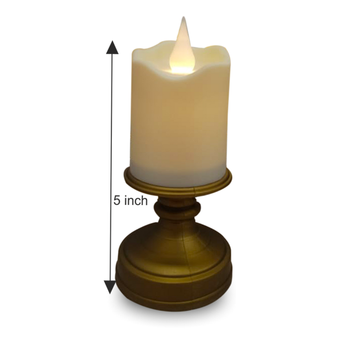 Gold Dripping Candle For Decor at Wedding, Home, Living Room and Bedroom